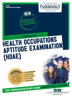 cover image of HEALTH OCCUPATIONS APTITUDE EXAMINATION (HOAE)